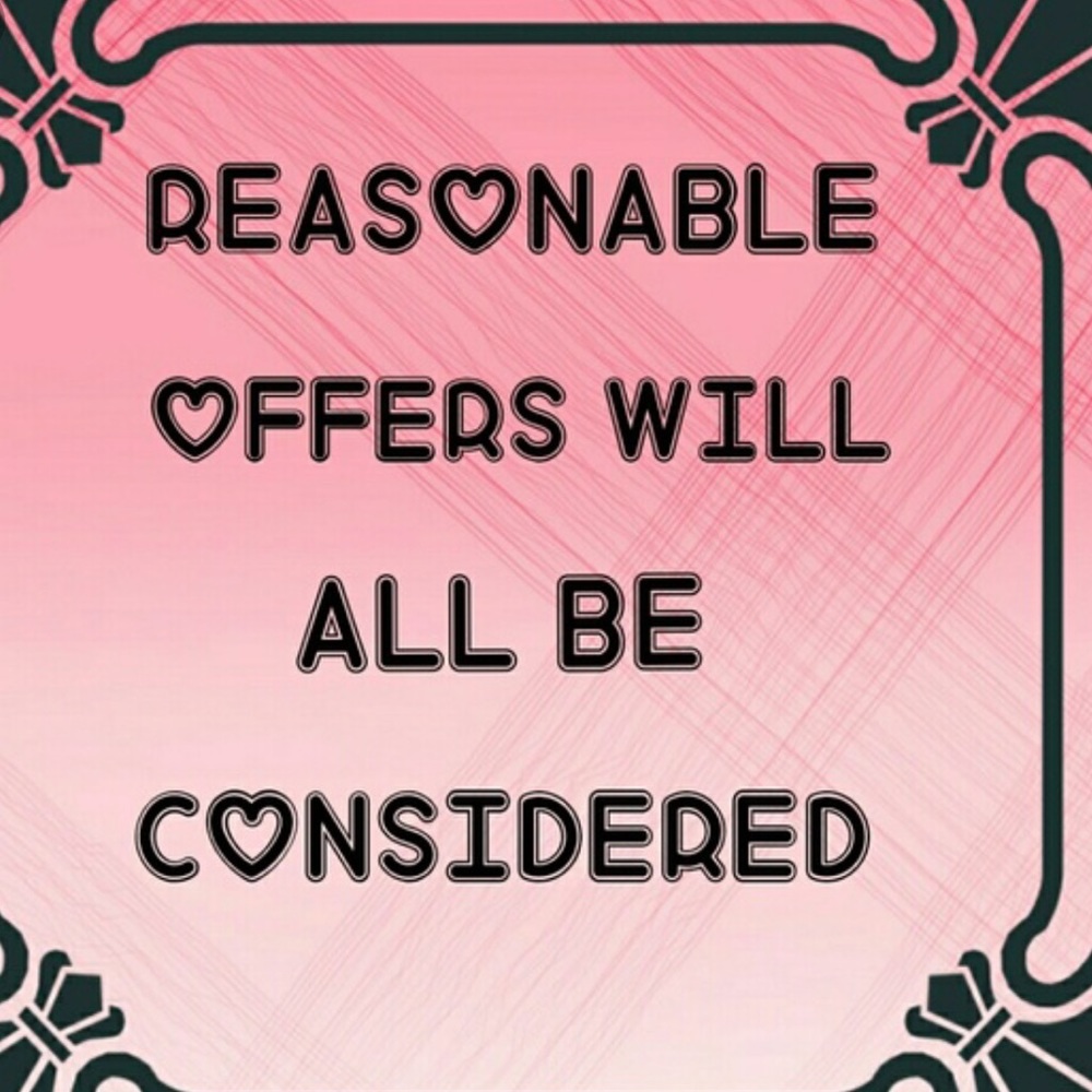 Accepting reasonable offers everything must go